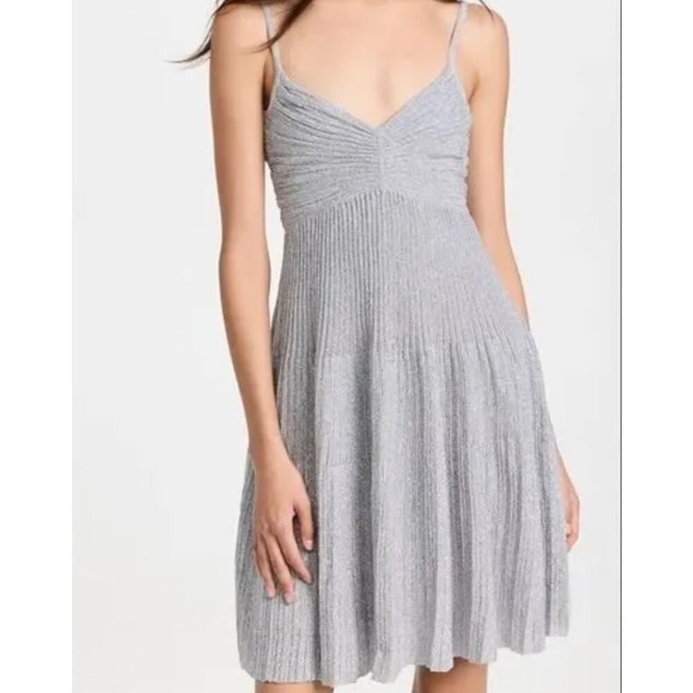 ALC Aria Silver Ribbed Cut Out Dress XS
Msrp $495 - Picture 5 of 8